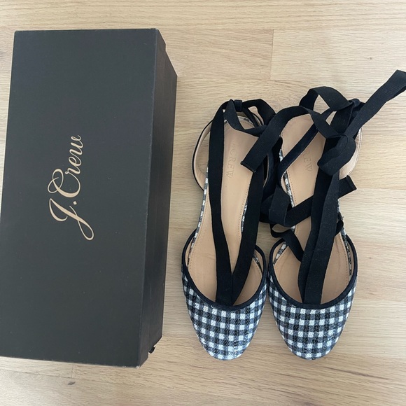 Gingham Ballet Flats J.Crew - Picture 3 of 5